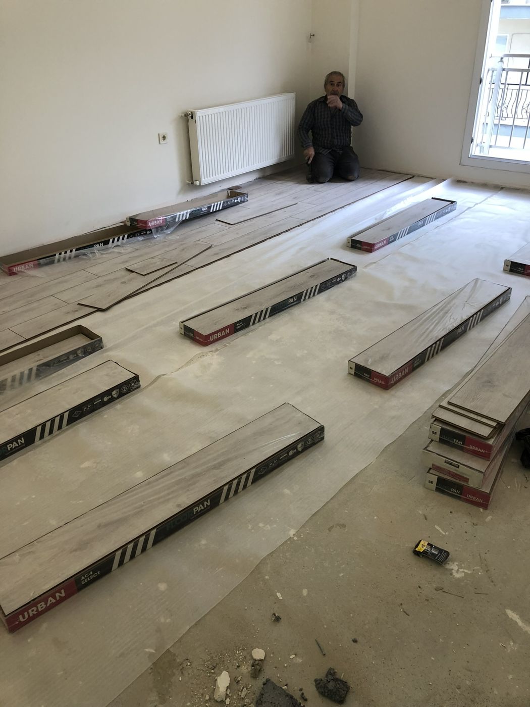 Laminat parke döşeme çalışması